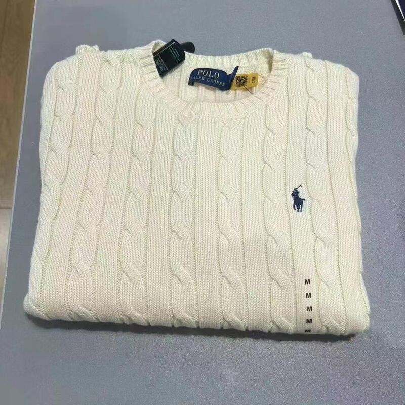 Polo Ralph Lauren Sweater Round Neck V-Neck Knitwear Pony Logo Embroidery Cable Knit Polo Ralph Lauren Sweater Round Neck V-Neck Knitwear Pony Logo Embroidery Cable Knit