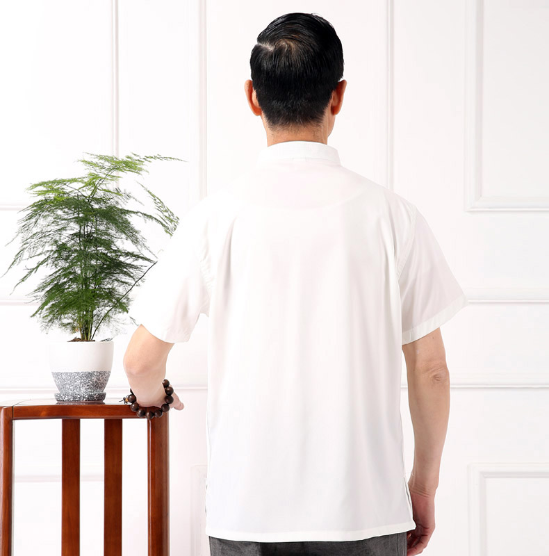 Áo khoác Trung Quốc vải thô Tang phù hợp với trang phục giản dị trung niên quốc gia mùa hè cũ nam gió nam quần áo 2017 thời trang đồ bộ