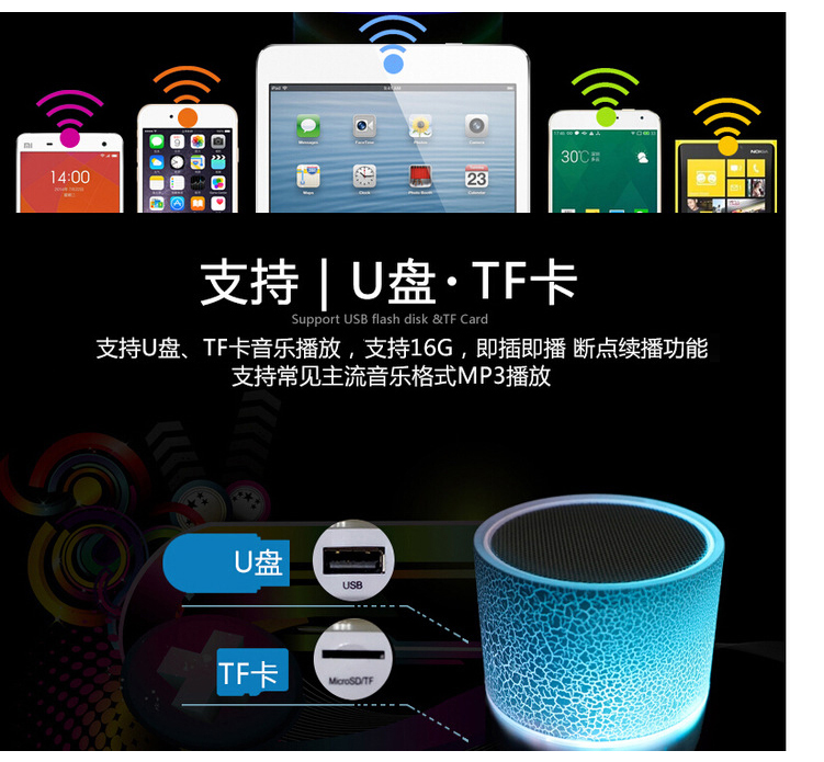 Điện thoại di động ngoài trời Âm thanh Bluetooth không dây mini xách tay loa siêu nhỏ dễ thương bên ngoài máy nghe nhạc - Máy nghe nhạc mp3 máy nghe nhạc samsung