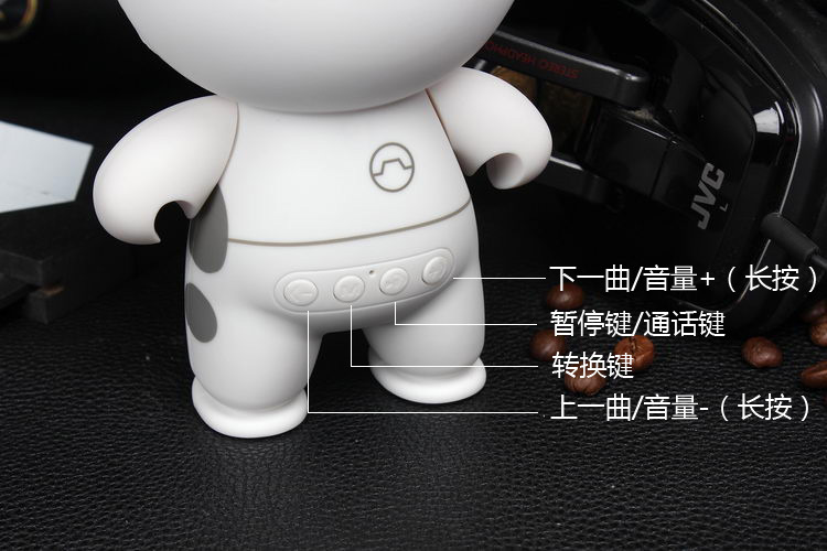 Sáng tạo không dây loa siêu trầm Bluetooth phim hoạt hình dễ thương trẻ em thẻ âm thanh mini máy nghe nhạc cầm tay - Trình phát TV thông minh 