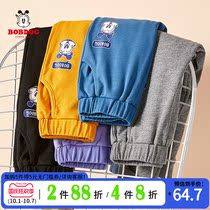 Babu childrens pants spring and autumn 2021 new foreign style childrens sports pants autumn boys casual trousers