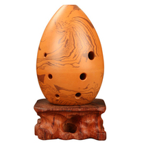 Seven-star xun ten-hole gourd xun pen holder xun fantasy rock pattern beginners playing pitch