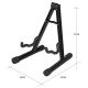 A guitar stand vertical wooden guitar shelf folk guitar stand electric guitar A frame bass lute guitar stand