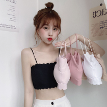  Milk silk beauty back bra beauty back belly vest Large size u-shaped beauty back sling Large size beauty back sling bra