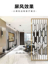  Partition decoration net red partition Changhong glass partition Art glass screen partition wall Abstract painting glass partition