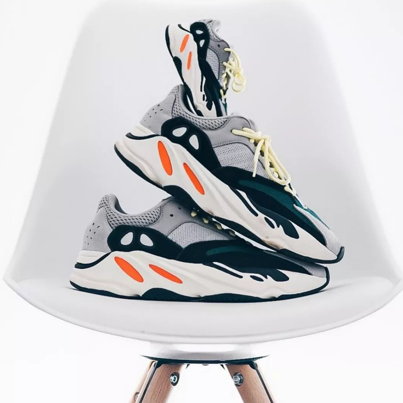 Koukoufang Coconut 700 Gray Blue First Generation Official Authentic Flagship Store Retro ins Sports Dad Shoes V2 Men's Spring