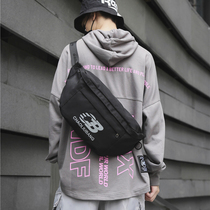 2021 new fashion chest Bag Mens trendy brand Japanese students shoulder slung casual large capacity Mens chest satchel