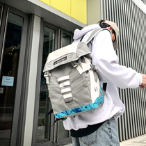 Fashion trend bag male college students simple Junior High School High School large capacity backpack female computer bag travel backpack