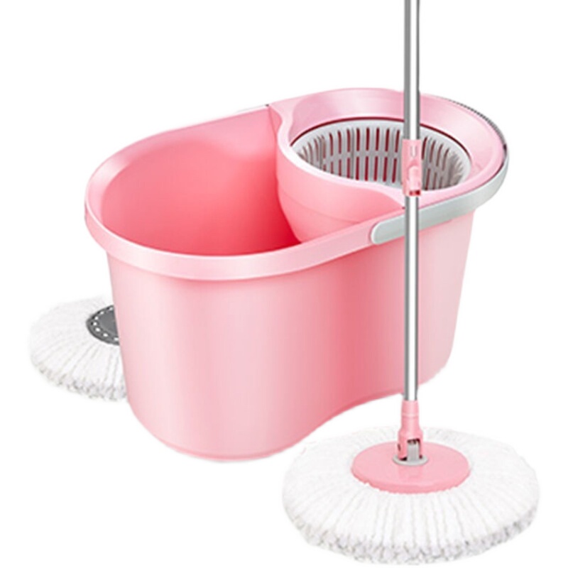 3m Scotch-Brite T4 Colorful Pink Detachable Hand-Pressed Rotating Mop for Wooden Floors Cyclone Mop