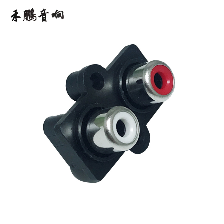 AV2-7 AV lotus seat 2-hole speaker socket power amplifier board audio audio lotus socket