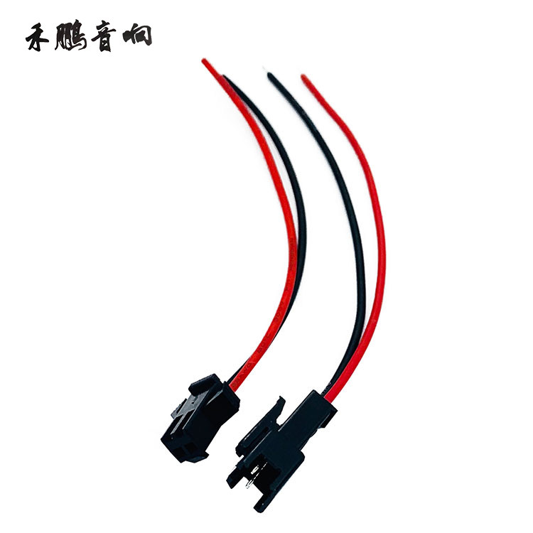 SM-to-wire pair wiring 2P pair connection line spacing 2 54mm male bus total length 20cm 22AWG wire