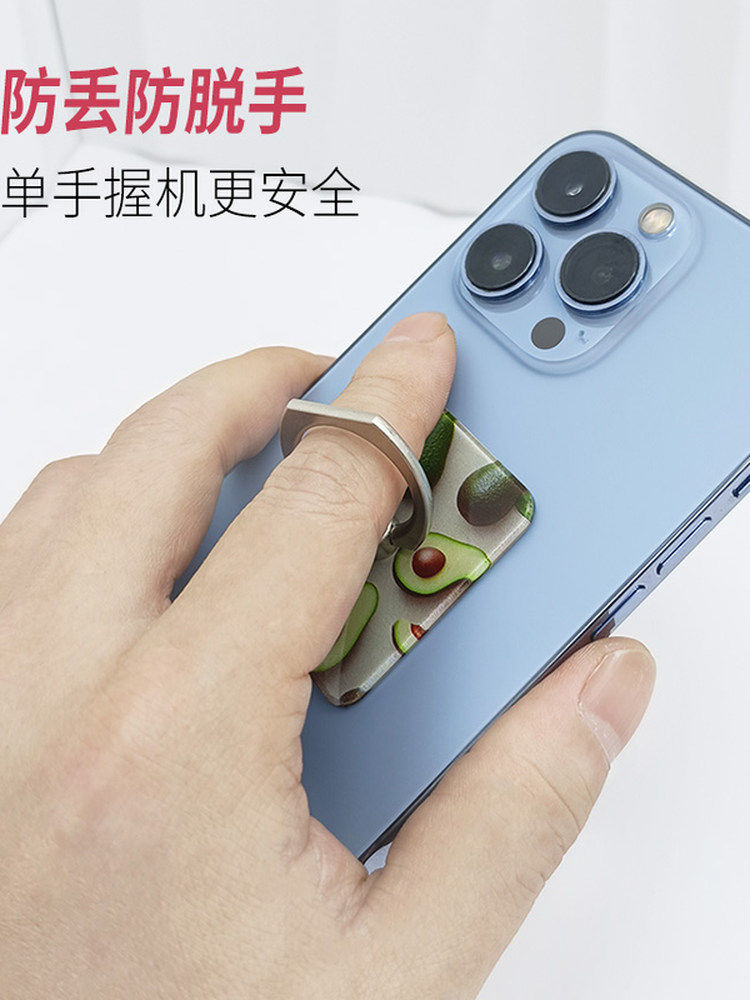 Fruit Series Phone Ring Holder Stand Desktop Lazy Holder for Watching Shows Anti-Lost Anti-Drop Wristband Creative Internet Celebrity Style