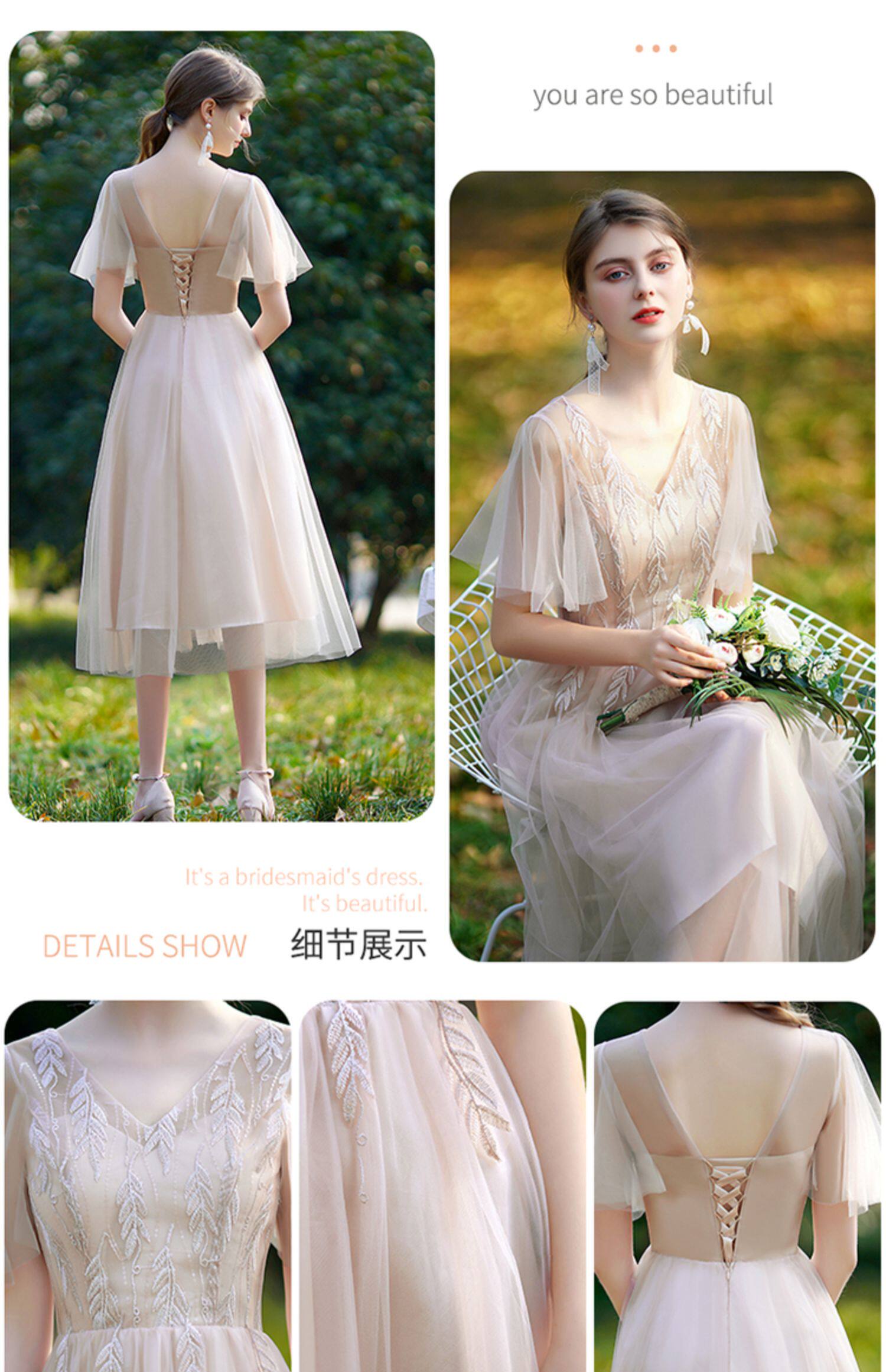 Длинное платье подружки невесты, летняя юбка, средней длины, подходит для подростков isabel 