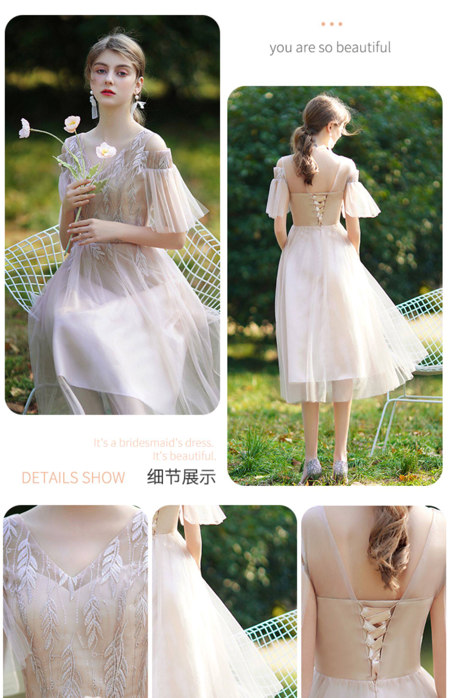 Длинное платье подружки невесты, летняя юбка, средней длины, подходит для подростков isabel 