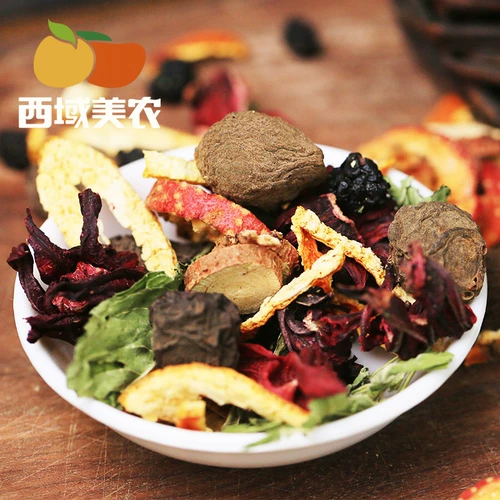 西域美农 Osmanthus Sour Plum Soup Tea 170 г мешка с оригинальными ингредиентами шелковица слива древний фараон рецепт пить чайный пакет