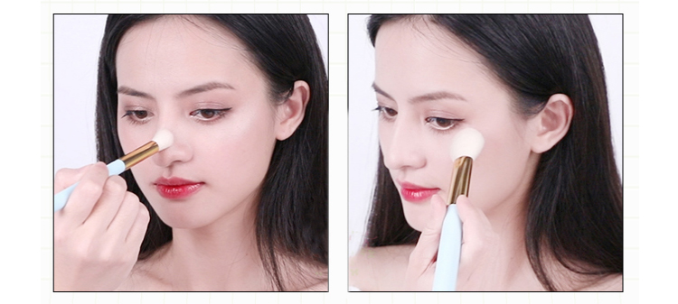 Đức cá nàng tiên cá cầu vồng vảy ánh sáng cao khả năng sửa chữa khay làm sáng da màu sắc âm thanh nổi bột ngọc trai đích thực phấn phủ kiềm dầu hàn quốc