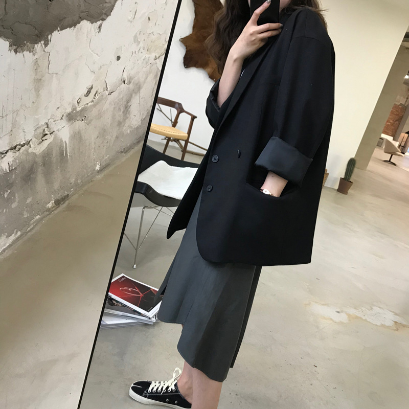 2026 New Trendy Blazer for Women, Spring and Autumn, Plus Size, Slimming, Loose, Casual Suit, Large Size Women's Clothing 2026 New Trendy Blazer for Women, Spring and Autumn, Plus Size, Slimming, Loose, Casual Suit, Large Size Women's Clothing