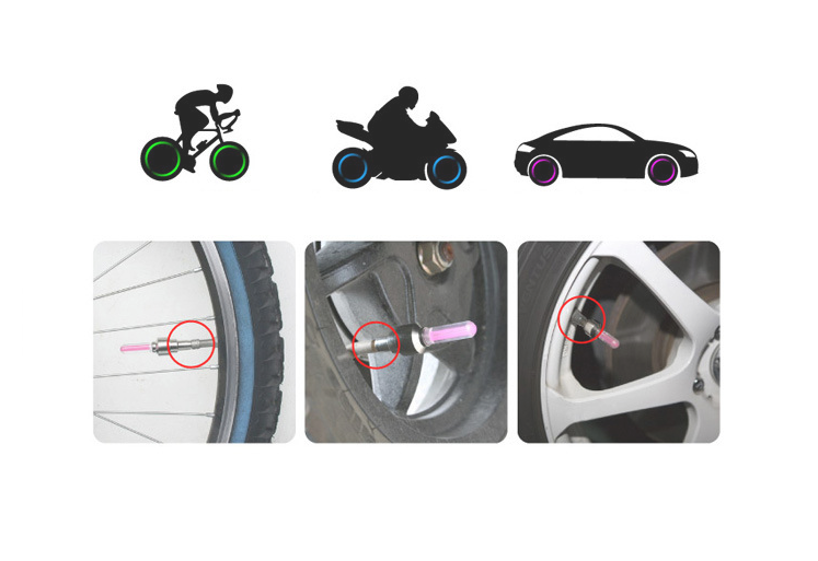 Eclairage pour vélo - feux de Valve - Ref 2398805 Image 14