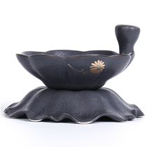 Zhongzheng tea set spare parts tea filter ceramic kung fu tea set commonly used tea leak household funnel tea filter
