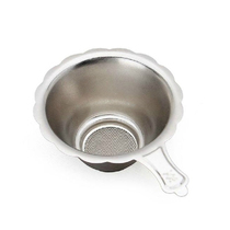  Stainless steel tea leak lace tea filter slag Tea leak net tea residue filter tea punch