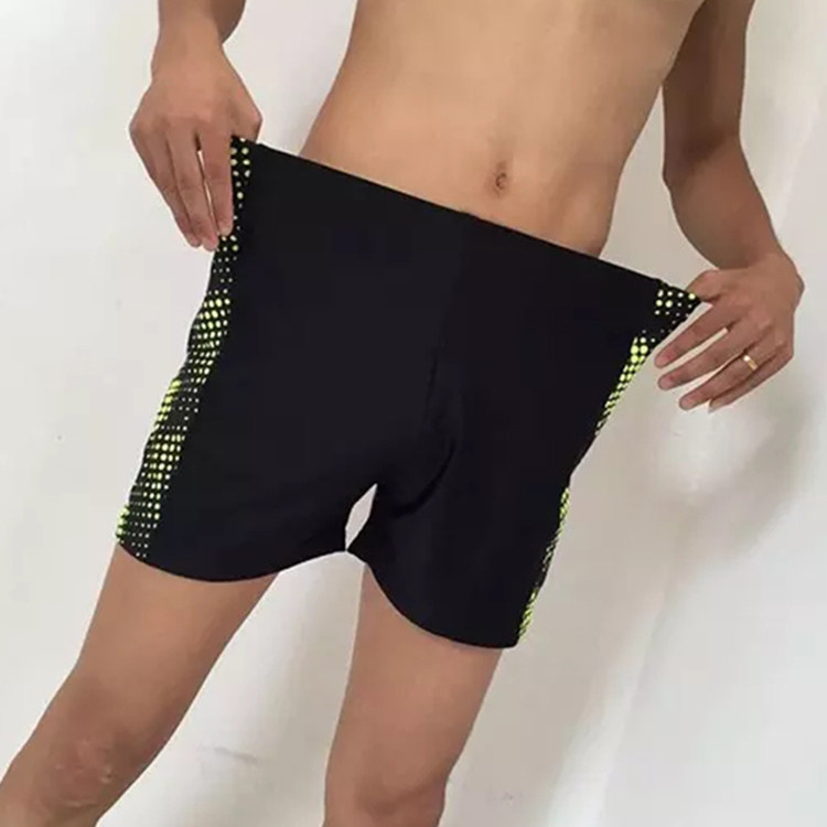 2020 new men's swimming pants Fashion speed dry flat corner pants swimsuit big code fat brother Soak Hot Springs 200 kilos-Taobao