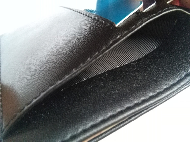Sản phẩm mới xuất khẩu Thẻ da chống quét thẻ từ RFID thẻ ví hai lớp để ngăn chặn bộ thẻ nhận dạng tần số radio ví đựng thẻ gucci