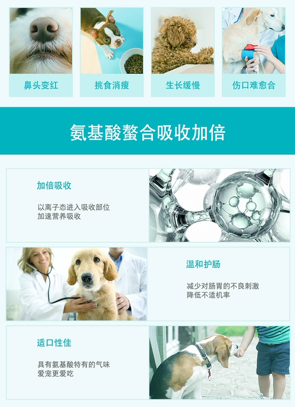 Wei Shi dog viên vi nguyên tố bảo vệ Thú cưng Golden Retriever 癖 chó mèo 啃 chán ăn 400 viên - Cat / Dog Health bổ sung sữa cho chó mẹ và chó con