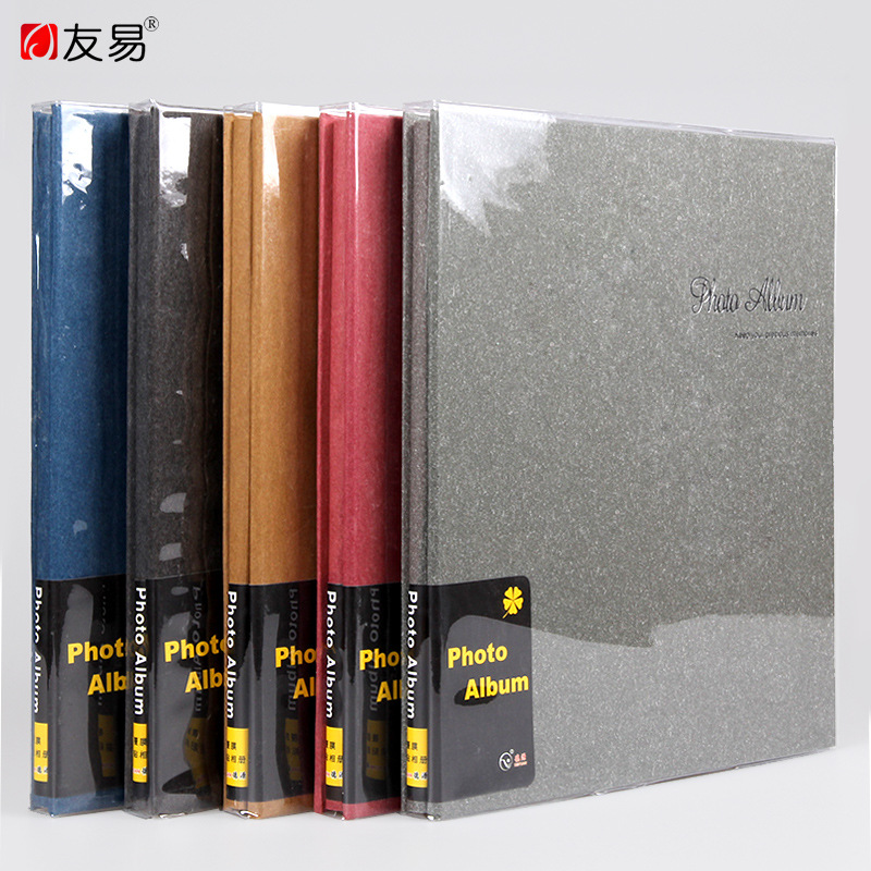 12 inch coated phase book adhesive style retro handmade diy creative self-adhesive photoset phase book