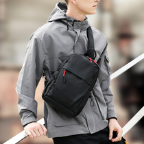 Japanese and Korean fashion chest bag mens custom logo super hot personality cycling backpack Messenger bag custom pattern nylon waterproof