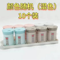 Thickened toothpick barrel commercial toothpick barrel plastic toothpick bottle household round toothpick box restaurant toothpick jar