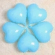 30 -дюймовый сердечный макарон макарон синий 30