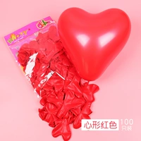 100 красного сердца форма