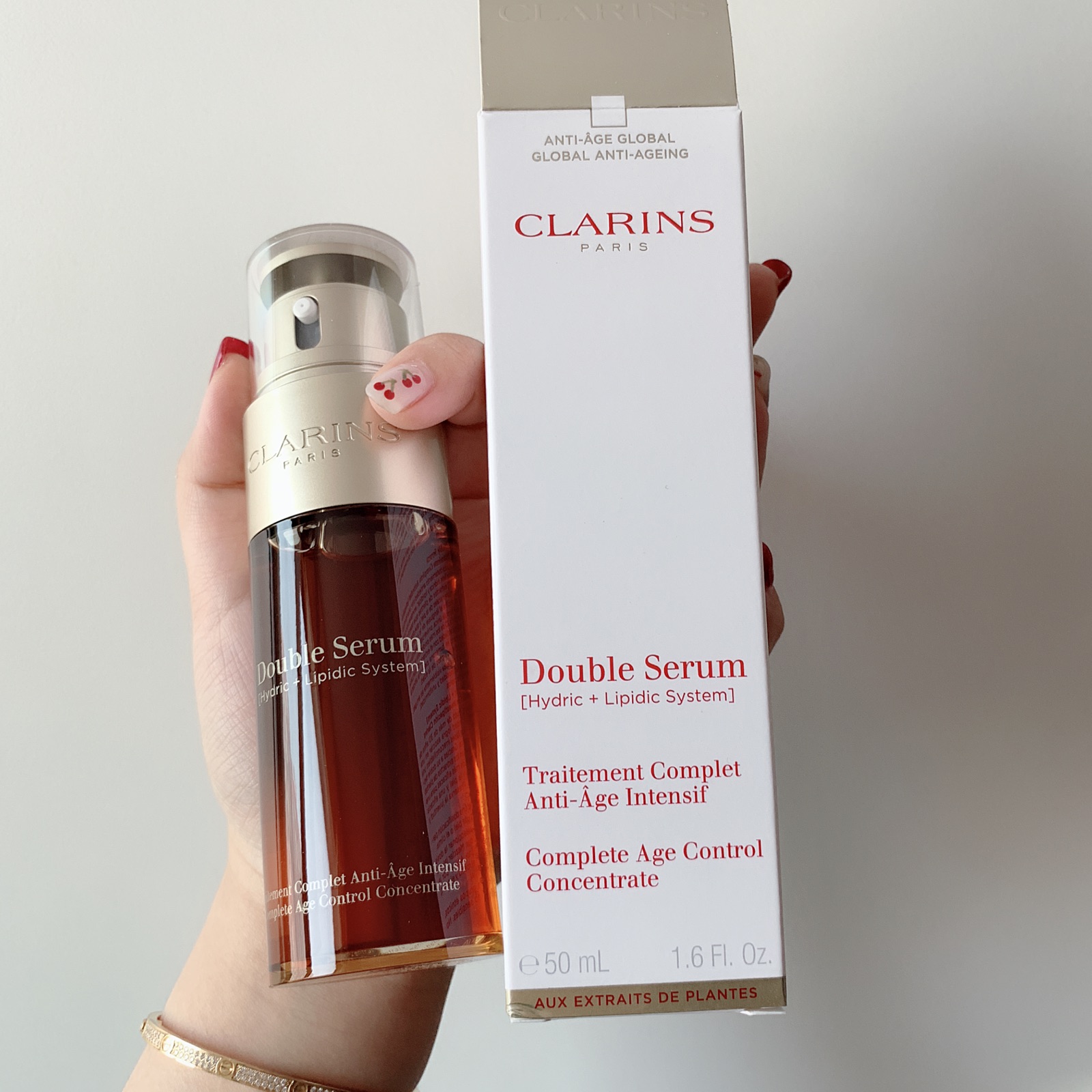 vivian spot kland poetry double-extraction essence gold double bottle endowed with essence dew 50ml new version 