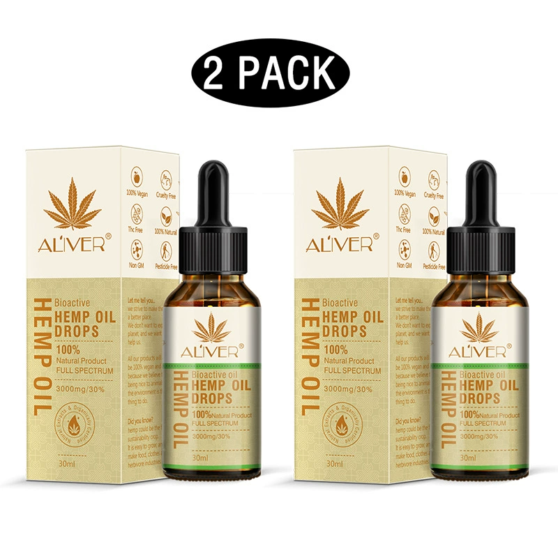 Dầu hạt cây gai dầu xuyên biên giới Tinh dầu ăn được HEMP DẦU Làm dịu cơn đau căng thẳng Cải thiện giấc ngủ 30ml - Tinh dầu điều trị