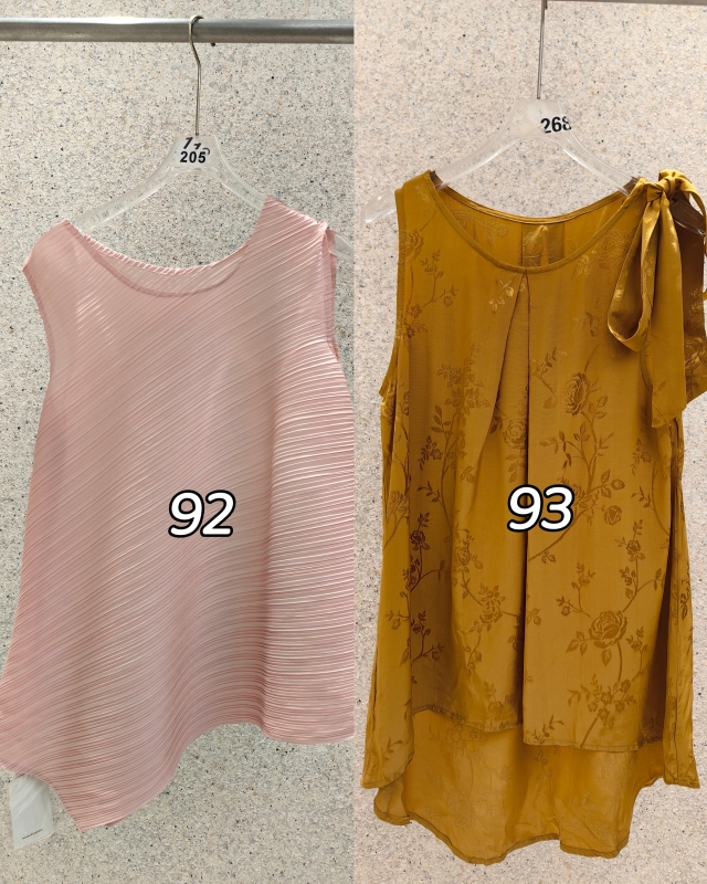 Collection of Home-Style Acetate Jacquard Tops 122, Non-Returnable, Non-Exchangeable, Minor Flaws, Self-Responsible, 6.9 Collection of Home-Style Acetate Jacquard Tops 122, Non-Returnable, Non-Exchangeable, Minor Flaws, Self-Responsible, 6.9
