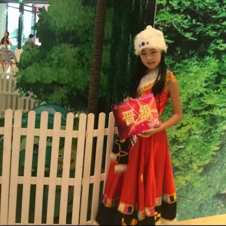 Trẻ em Tanggula gió Quần áo Tây Tạng Trang phục Tây Tạng Trang phục múa Tây Tạng Trang phục sân khấu Trang phục múa trẻ em - Trang phục đồ bé trai