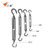  Sanjian net industry 304 stainless steel flower basket screw Steel wire rope tensioner tensioner Tight rope tensioner tight rope tensioner bolt