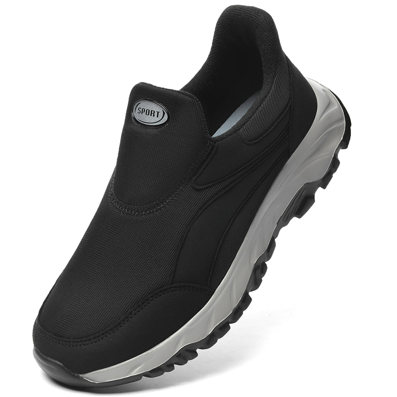 Ultra-Light Walking Shoes for Middle-Aged and Elderly Men and Women, Soft-Soled, Non-Slip, Slip-On Shoes for the Elderly, Lightweight Sports and Casual Shoes Without Laces