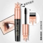 MACFEE Malang lưới màu đỏ đầu vương miện 4d mascara dày dày không thấm nước không nở bằng cọ mascara - Kem Mascara / Revitalash chuot mi