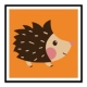 B080 Cartoon Hedgehog