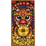 Jiacai tianyan diy цифровой масляной живопись аниме китайский персонаж Гучэн