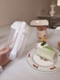 Легкая пищевая салатная чашка с ложкой крышки, портативная чашка для уменьшения жира с вилкой масонской чашка каменной овощной чашка салата