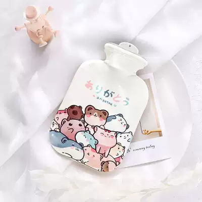 2021 Winter new hot water bag water water warm water bag female hand warm belly plush cute student explosion-proof size
