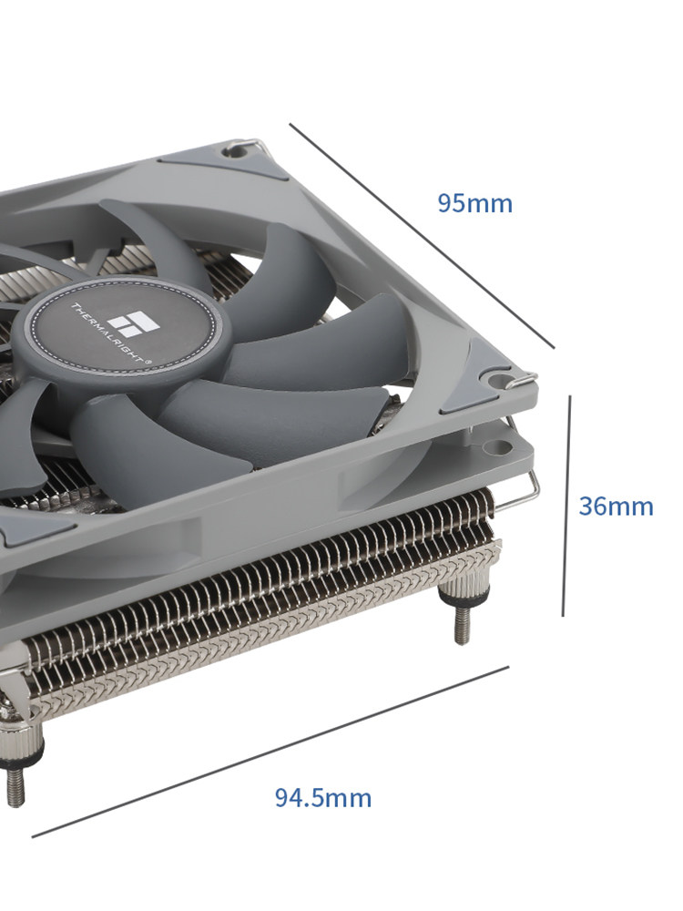 Limin Axp90 X36 X47 X53 Push-Down Radiator Itx Chassis 12Th Generation 1700 Air-Cooled Cpu Fan