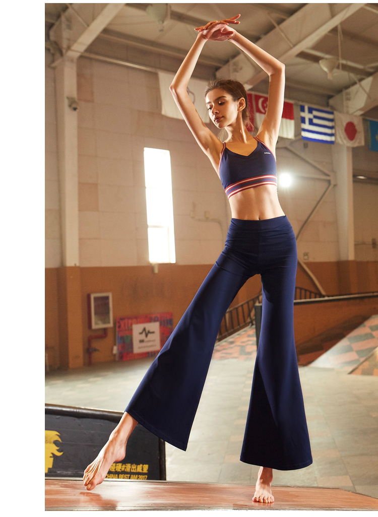 Xiaoxi nhà thể thao đồ lót nữ cường độ cao chống sốc khuôn mẫu chéo vẻ đẹp vest yoga tập thể dục áo ngực chạy bra - Đồ lót thể thao ao tap yoga