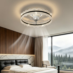 Bedroom Fan Light Smart Invisible Silent Fan Light 2026 New Model Italian Style Dining Room Master Bedroom Study Room Ceiling Light