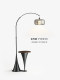 Italian Minimalist Bedroom Fishing Floor Lamp, Light Luxury and High-End Feel, Living Room Sofa Side Integrated Standing Lamp with Storage