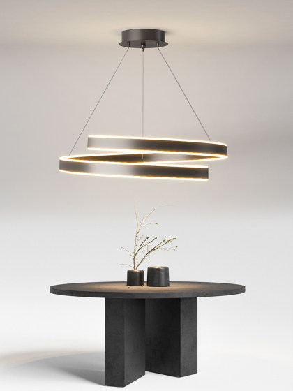 Italian Minimalist Living Room Lamp, Modern Simple and Elegant Circular Chandelier, Dining Table Lamp, Master Bedroom Lamp, Zhongshan Lighting Fixtures