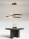 Italian Minimalist Living Room Lamp, Modern Simple and Elegant Circular Chandelier, Dining Table Lamp, Master Bedroom Lamp, Zhongshan Lighting Fixtures