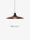 Restaurant Chandelier, Japanese Mid-Century Style, Walnut Wood Grain Flying Saucer Lamp, Italian Minimalist Dining Table, Dining Room, Bar Counter Pendant Lighting